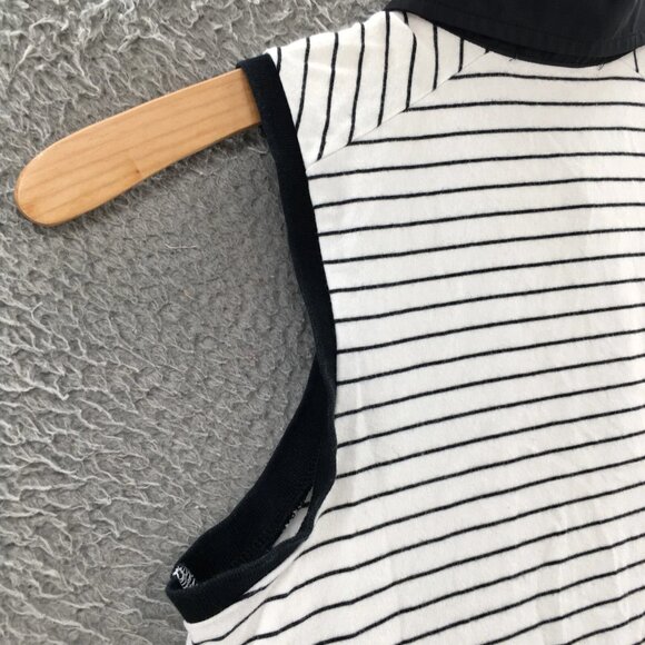 Ralph Lauren Sleeveless Polo Shirt Womens L White Blue Collared Striped Casual - Picture 10 of 14